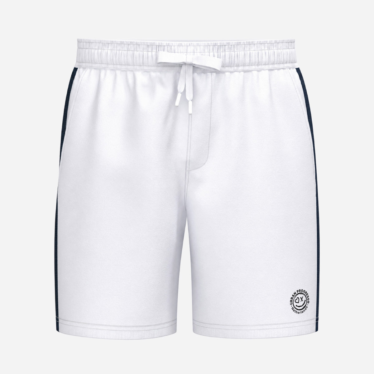 Ace Stripe Short wit blauw front