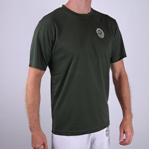 Axis Tee Combat Green front close