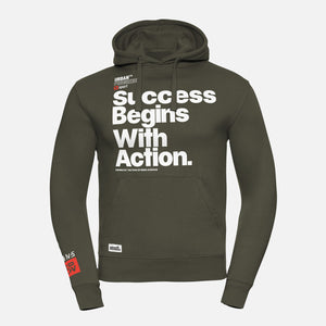 Hoodie-Not-Being-Average-olijf-groen-front