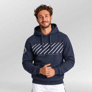 Hoodie Streamline model navy blue front