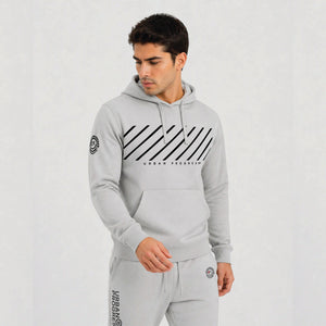 Hoodie Streamline model urban grey front