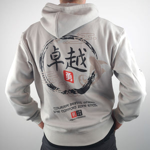 Hoodie Urban Flux Urban grey back model