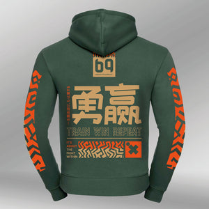 Legacy Hoodie Ignite Bottle-green back