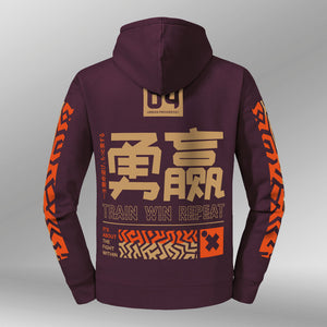Legacy Hoodie Ignite Dames Bordeaux rood back