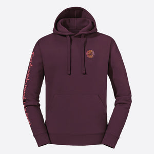 Legacy Hoodie Kintsugi Spirit Dames bordeaux rood front