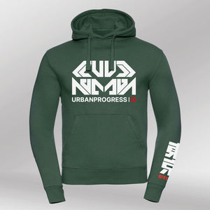 Legacy Hoodie Lax3 Bottle-green front