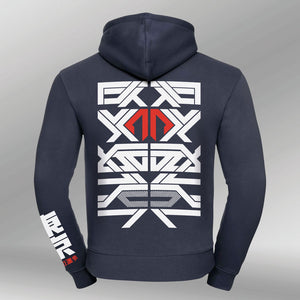 Legacy Hoodie Lax3 French-Navy back