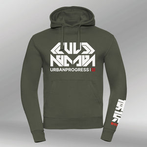 Legacy Hoodie Lax3 Olive-green front