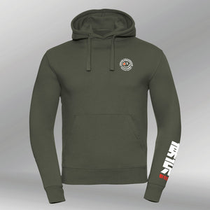 Legacy Hoodie Lax3 Olive-green front