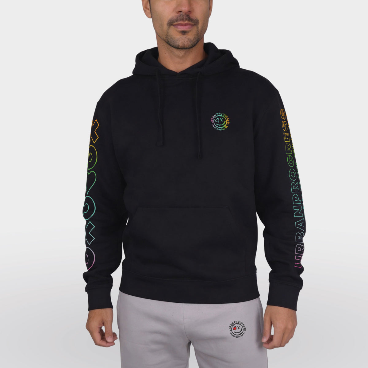 Legacy Hoodie Love Emotion model Heren zwart front