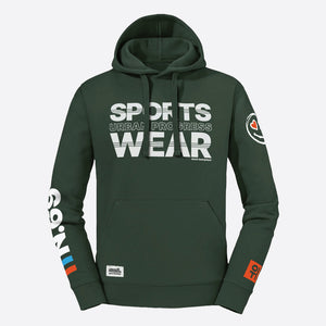 Legacy Hoodie N.69 dames bottle green front