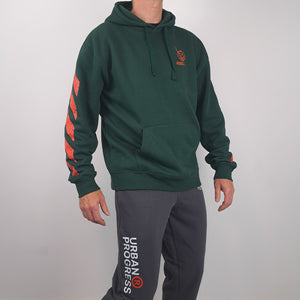 Legacy Hoodie Strive X Bottle-green side right model
