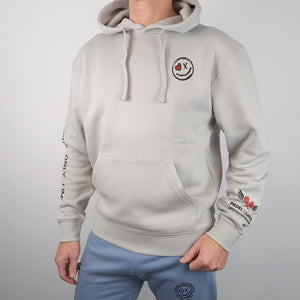 Legacy Hoodie The Challenger Urban Grey front model
