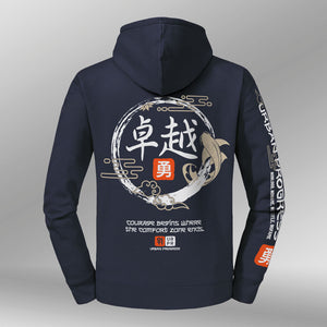 Legacy Hoodie Urban Flux Dames navy blue back
