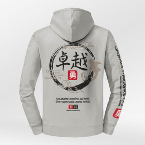 Legacy Hoodie Urban Flux Dames urban grey back