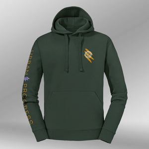 Legacy Hoodie Victory Vibes Dames bottle green front
