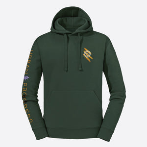 Legacy Hoodie Victory Vibes Dames bottle green front