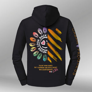 Legacy Hoodie Victory Vibes Dames zwart back