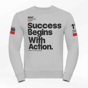 Legacy Sweatshirt Not being average Urban-grey front