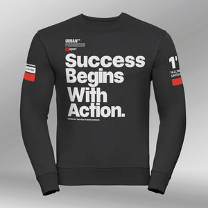 Legacy Sweatshirt Not being average zwart front