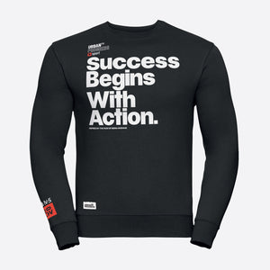 Legacy Sweatshirt Not being average zwart front