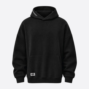Oversized Hoodie Kairo Heren front zwart