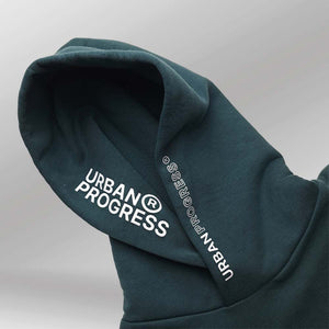 Oversized Hoodie Kairo turquoise closeup 2