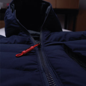 Polar Core Winterjas blauw closeup 1