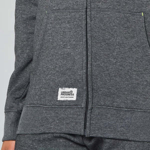 Pro-Court-Padel-Sweatvest-Dames-grijs-tailleband
