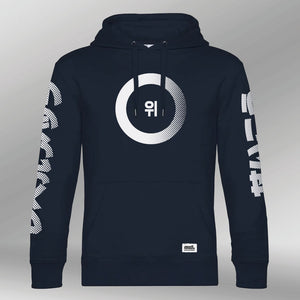 Royal Hoodie Change The Game Nacy-blue front
