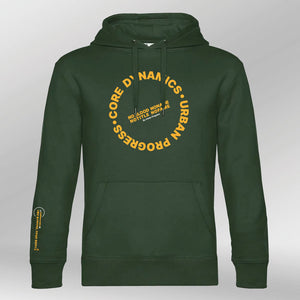 Royal Hoodie Core Dynamics bottle-green front