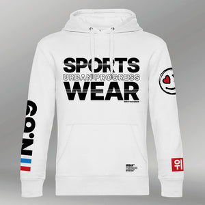 Royal Hoodie N.69 wit heren front