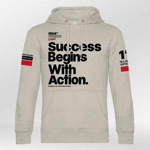 Royal Hoodie Not Being Average grey-fog heren front