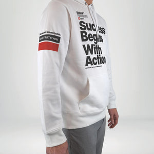 Royal Hoodie Not Being Average wit side left model