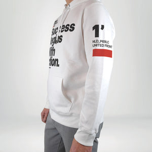 Royal Hoodie Not Being Average wit side right model