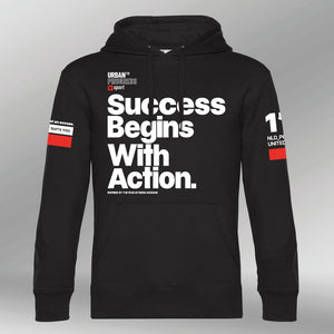 Royal Hoodie Not Being Average zwart heren front