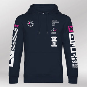 Royal Hoodie Shine navy-blue front