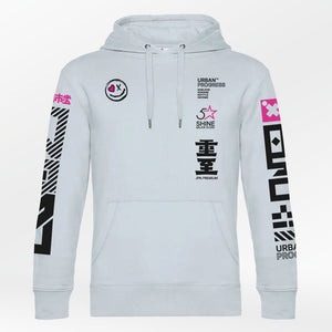 Royal Hoodie Shine pure-sky front