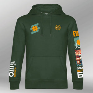 Royal Hoodie Zero Tolerance Bottle-Green front