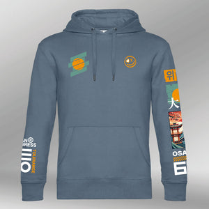 Royal Hoodie Zero Tolerance Nordic-blue front