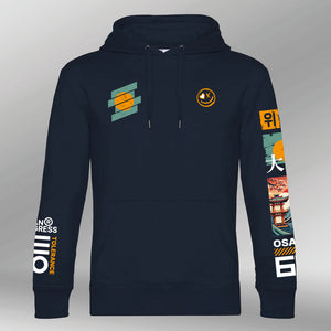 Royal Hoodie Zero Tolerance navy-blue front