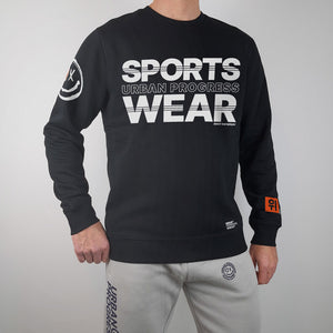 Royal Sweatshirt N.69 black front model