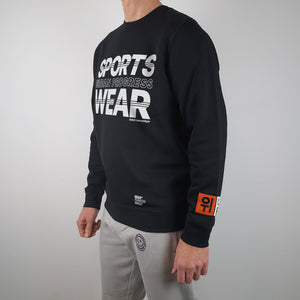 Royal Sweatshirt N.69 black side model