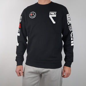 Royal Sweatshirt Protocol zwart front model