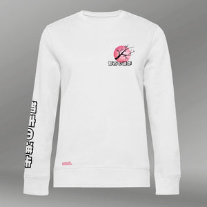 Royal Sweatshirt Sakura Horizon Wit front