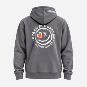 Signature Hoodie Heren grijs back