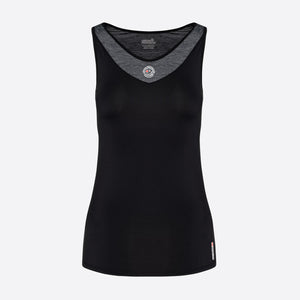 Slub-Flow-Sporttop-zwart-grijs-front