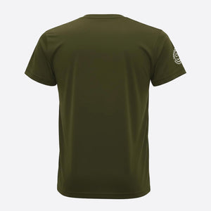 Sport Tee Streamline Olijf Groen back