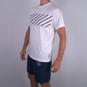 Sport Tee Streamline white schuin left