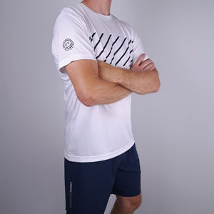 Sport Tee Streamline white schuin right